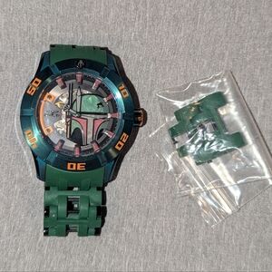 Men's Invicta Star Wars Boba Fett Green Limited Edition Automatic Watch